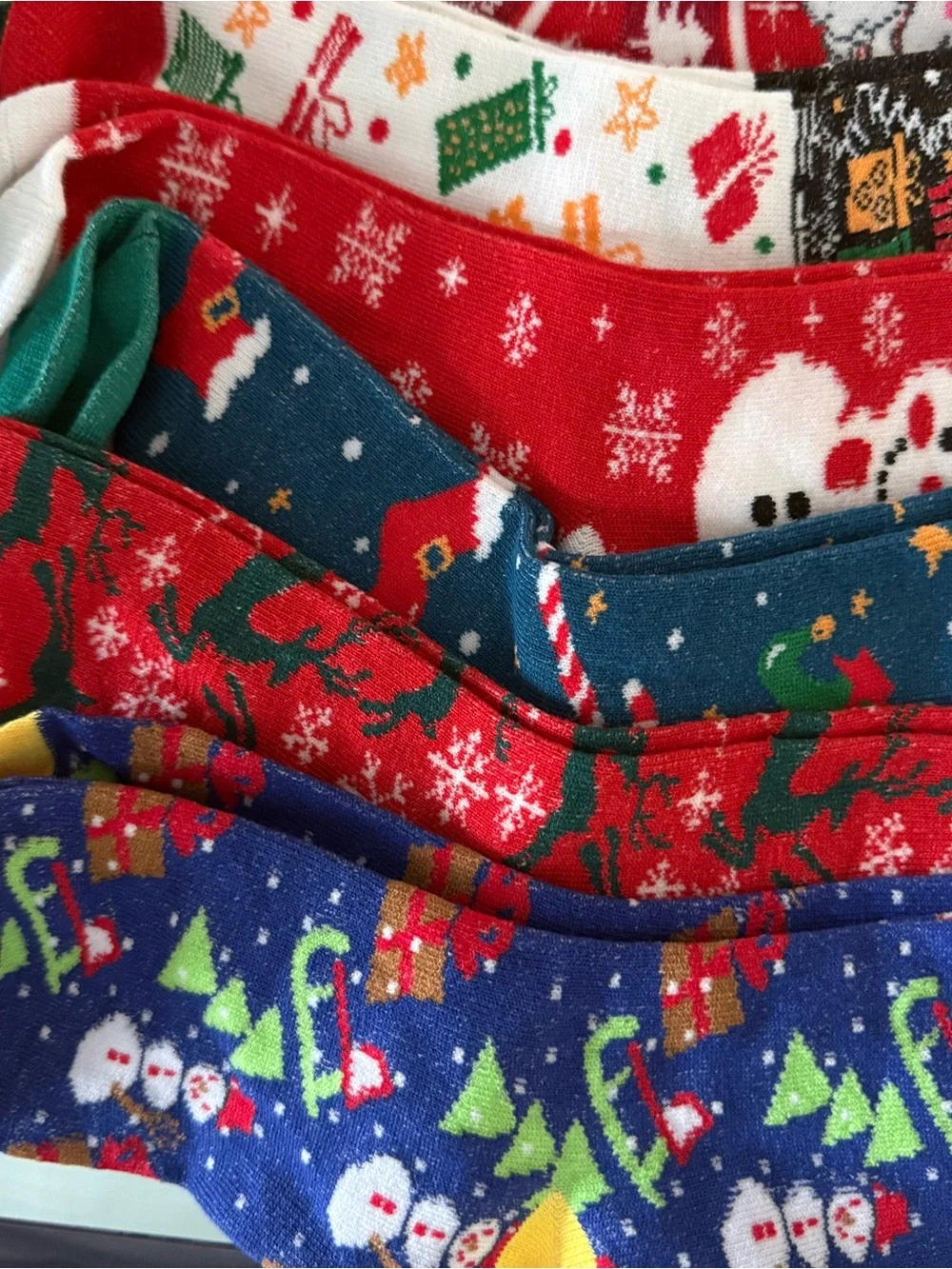 Festive Kids Crew Socks - Holiday Multicolor Pack